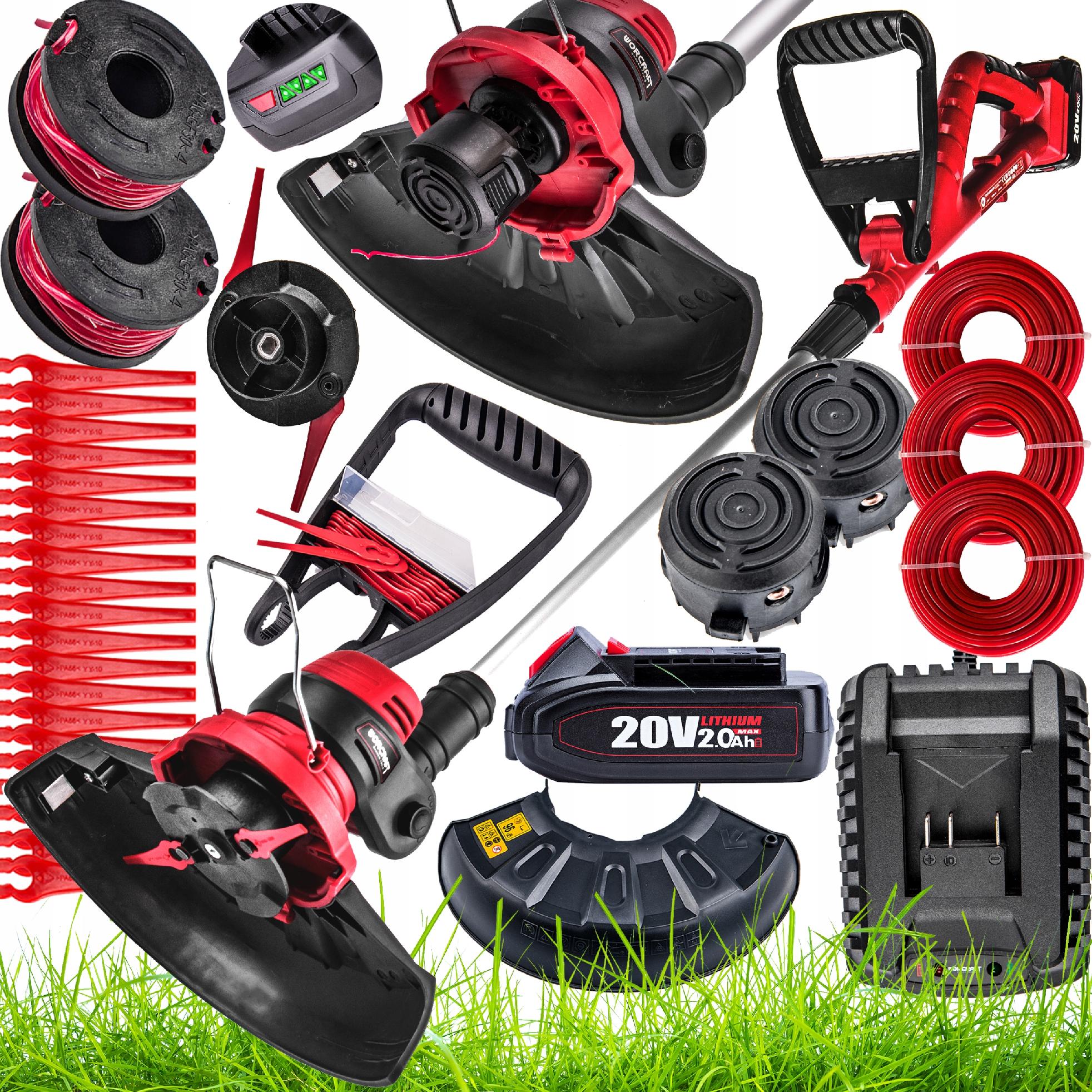 CORDLESS GRASS TRIMMER CORDLESS 20V +2.0Ah BATTERY