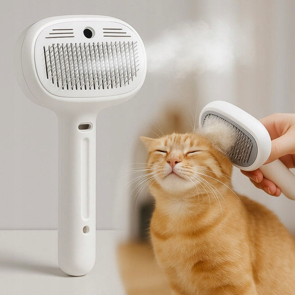 CORDLESS HAIR CARE BRUSH WITH GROOMSY EVAPORATOR