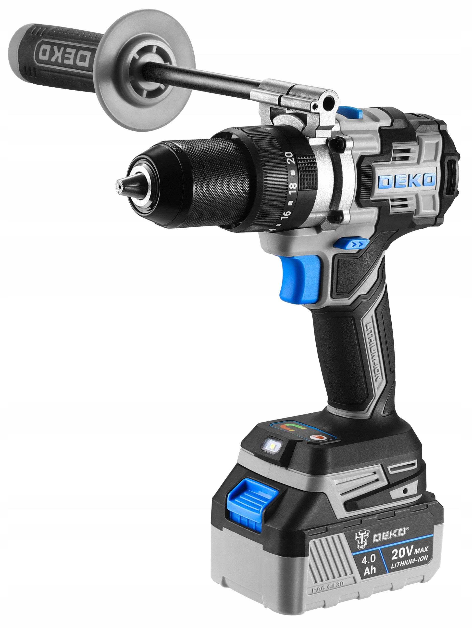 CORDLESS IMPACT DRILL 120 NM IMPACT DRILL DEKO Motor type brushless motor