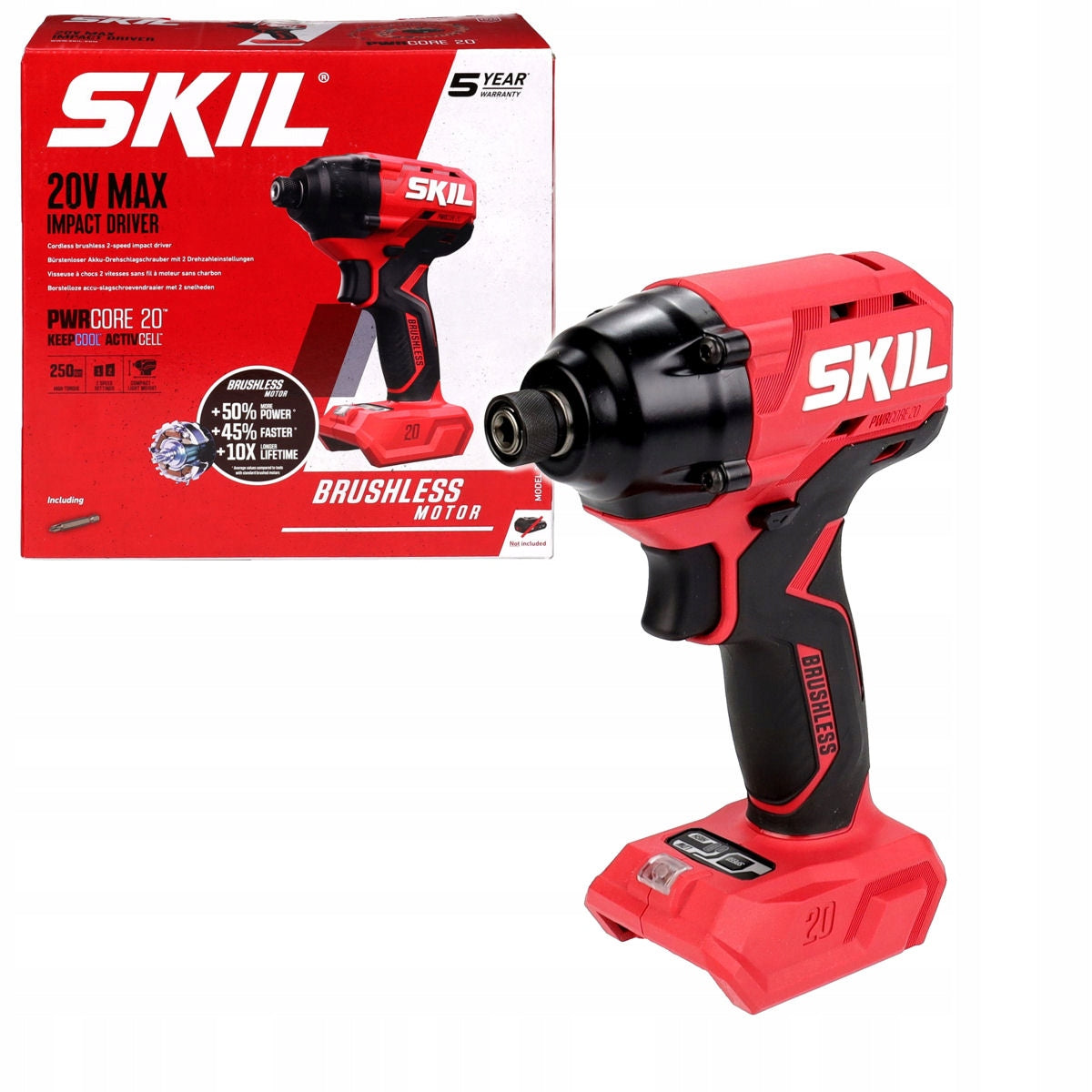CORDLESS IMPACT DRIVER 3211 20V 250Nm SKIL BRUSHLESS BODY