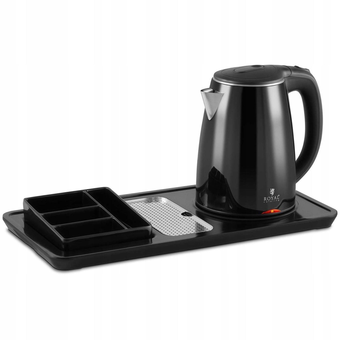 CORDLESS KETTLE 1800W 1,2L + TRAY FOR ACCESSORIES