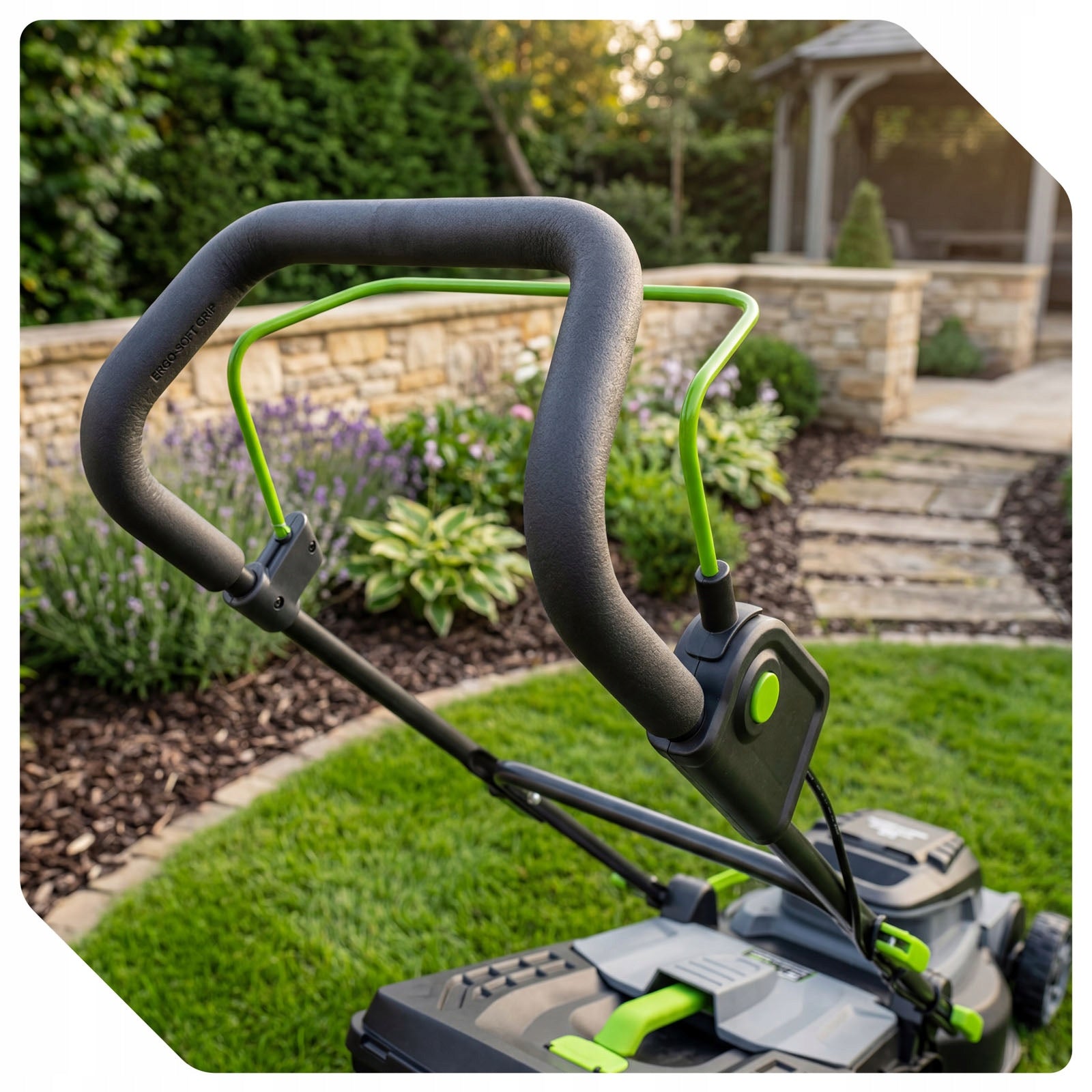 CORDLESS LAWN MOWER 40V BRUSHLESS 43CM 1xAKU 4 AH STRONG 45L Basket capacity 45 l