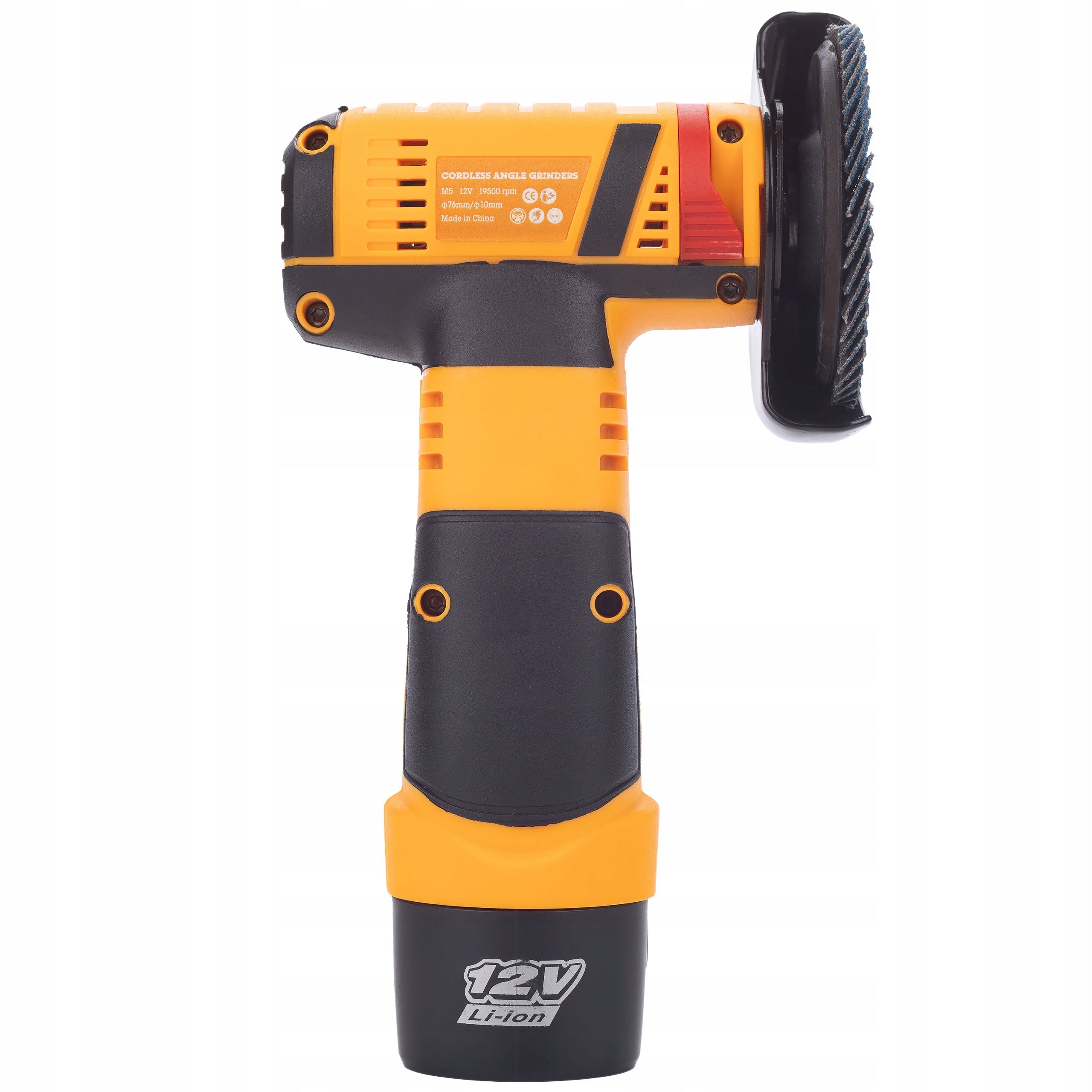 CORDLESS MINI ANGLE GRINDER ROSFIX 12V +6 DISCS PRECISION CASE Brand Rosfix