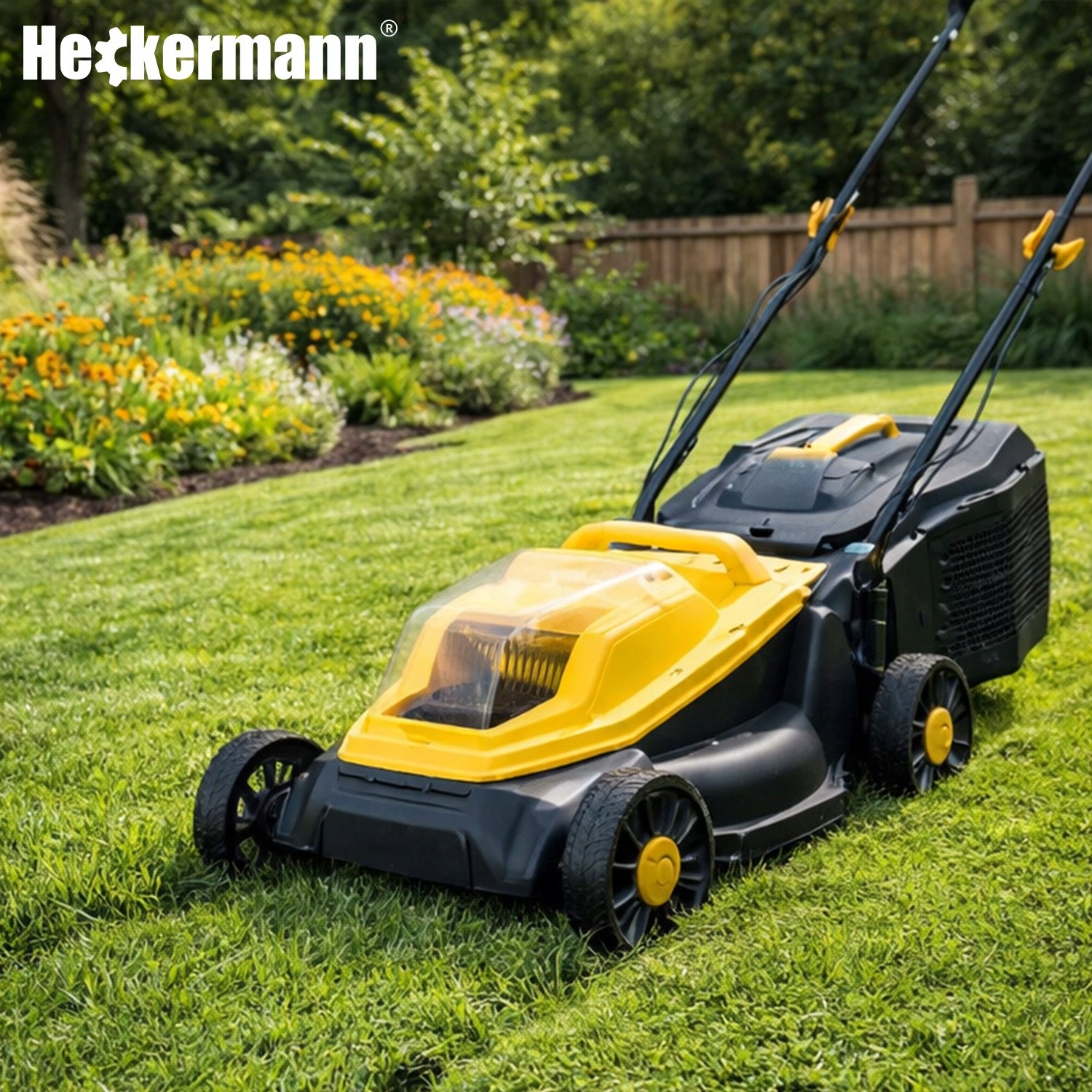 CORDLESS MOWER 32CM ELECTRIC GARDEN GRASS MOWER 20V BASKET 35L Manufacturer code Heckermann Select 32cm AVKT20