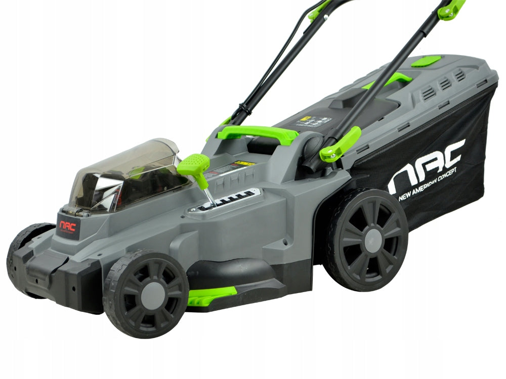 CORDLESS MOWER NAC 40 V 2 BATTERIES 4 Ah AUTO / ECO MODE 37 CM Series AKUMULTISYSTEM 20 V
