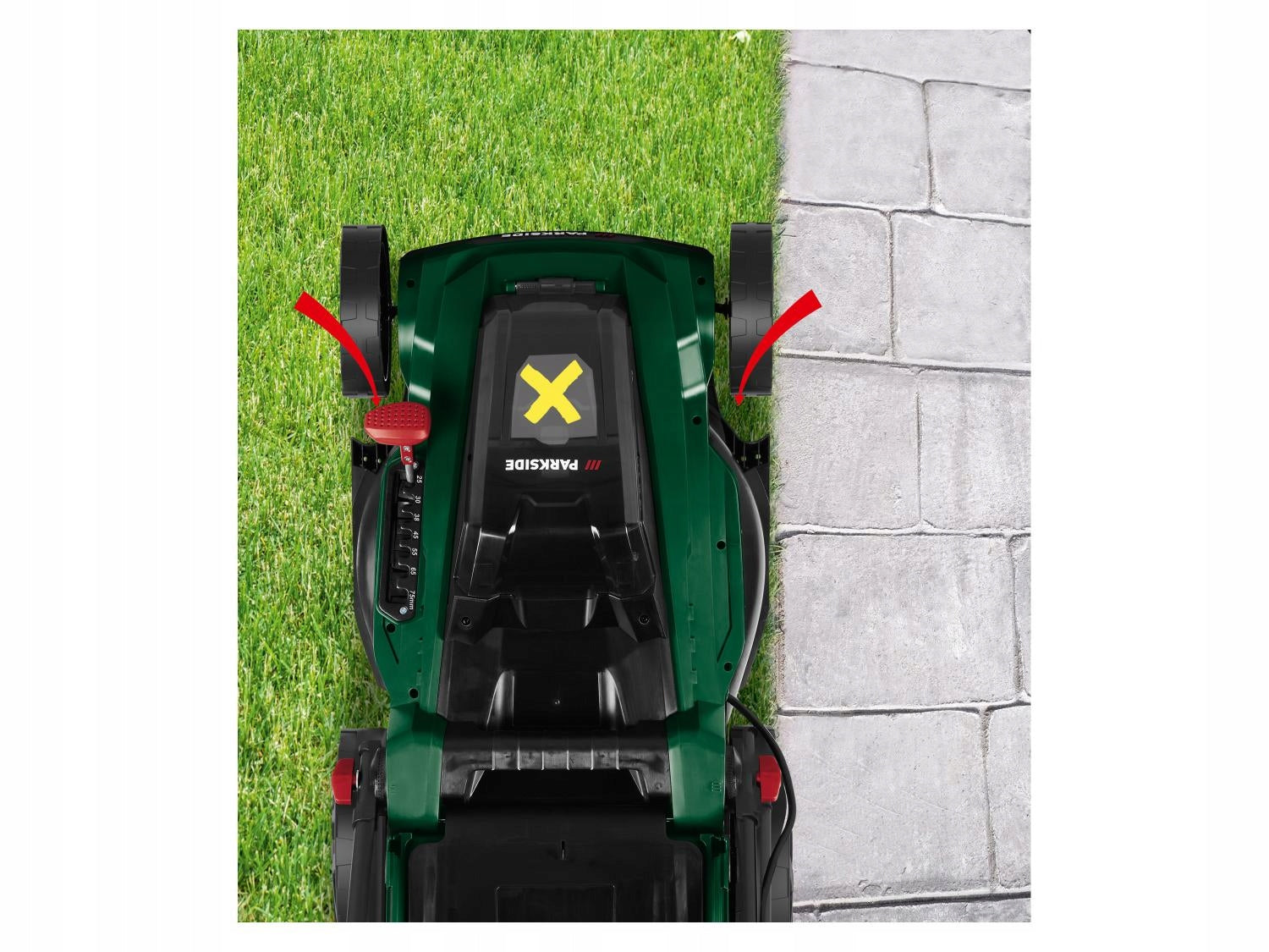 CORDLESS MOWER PARKSIDE 40V BRUSHLESS MOTOR Model PRMA 40-Li