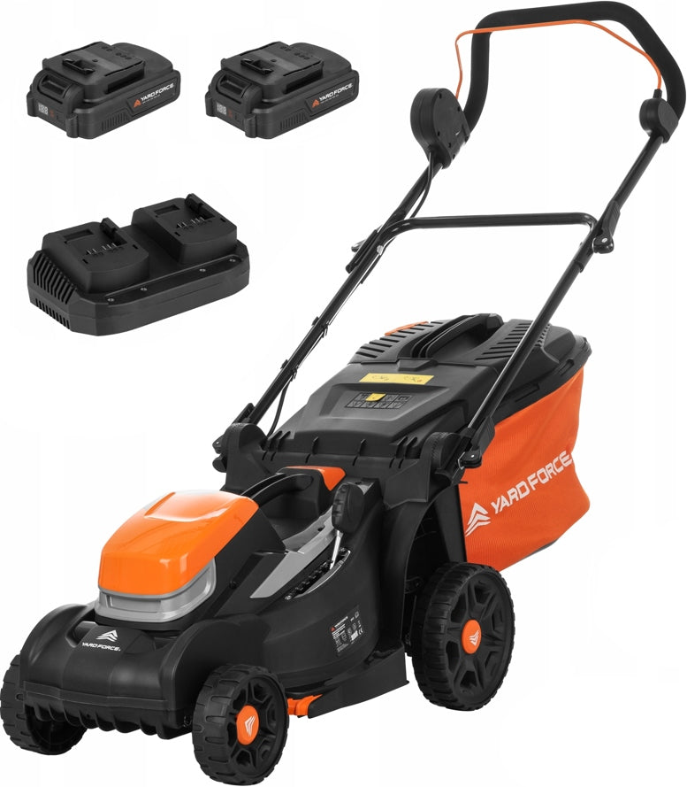 CORDLESS MOWER lightweight electric 5Ah 34cm full set YardForce
