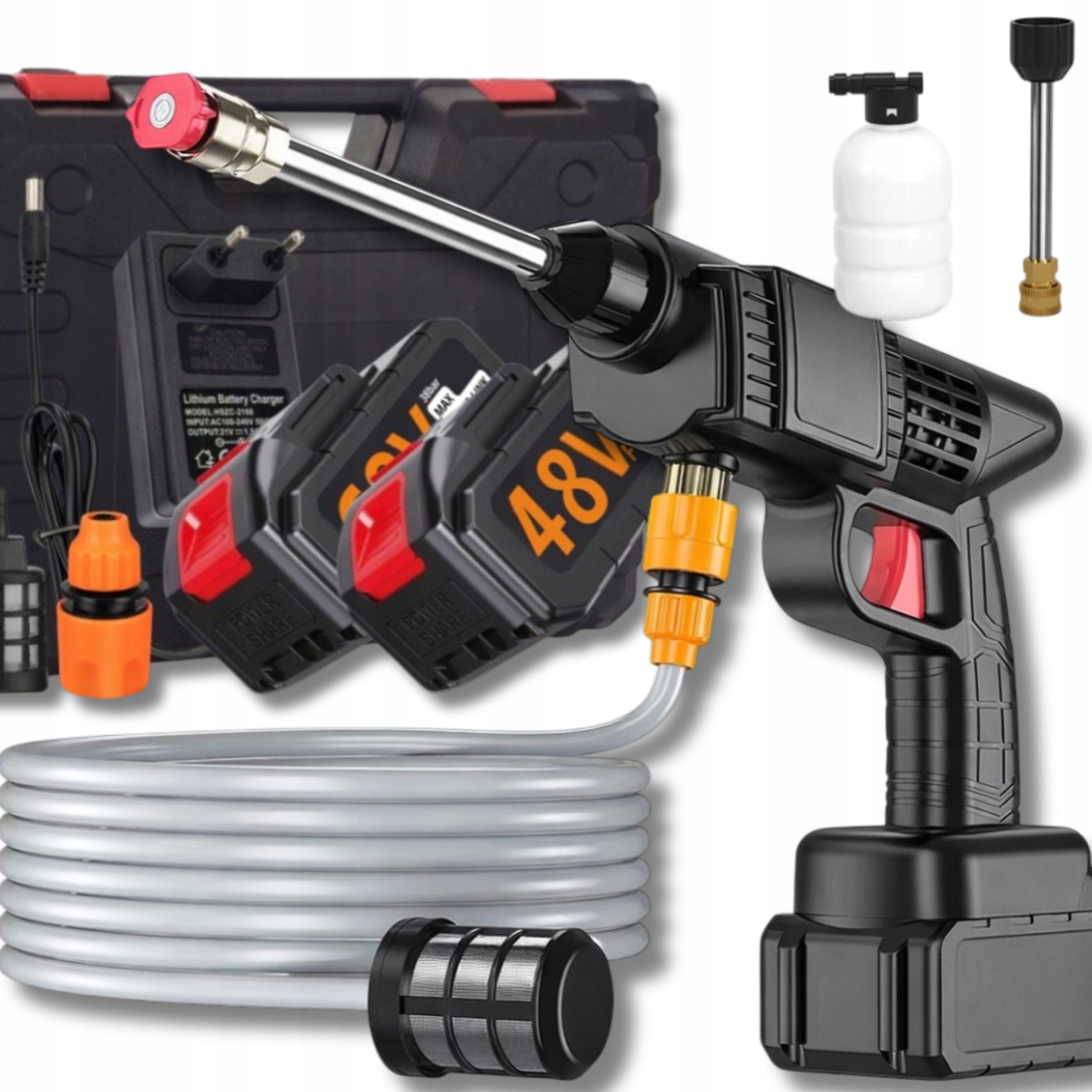 CORDLESS PRESSURE WASHER CORDLESS FOR GARDEN CUBE SUITCASE 48V