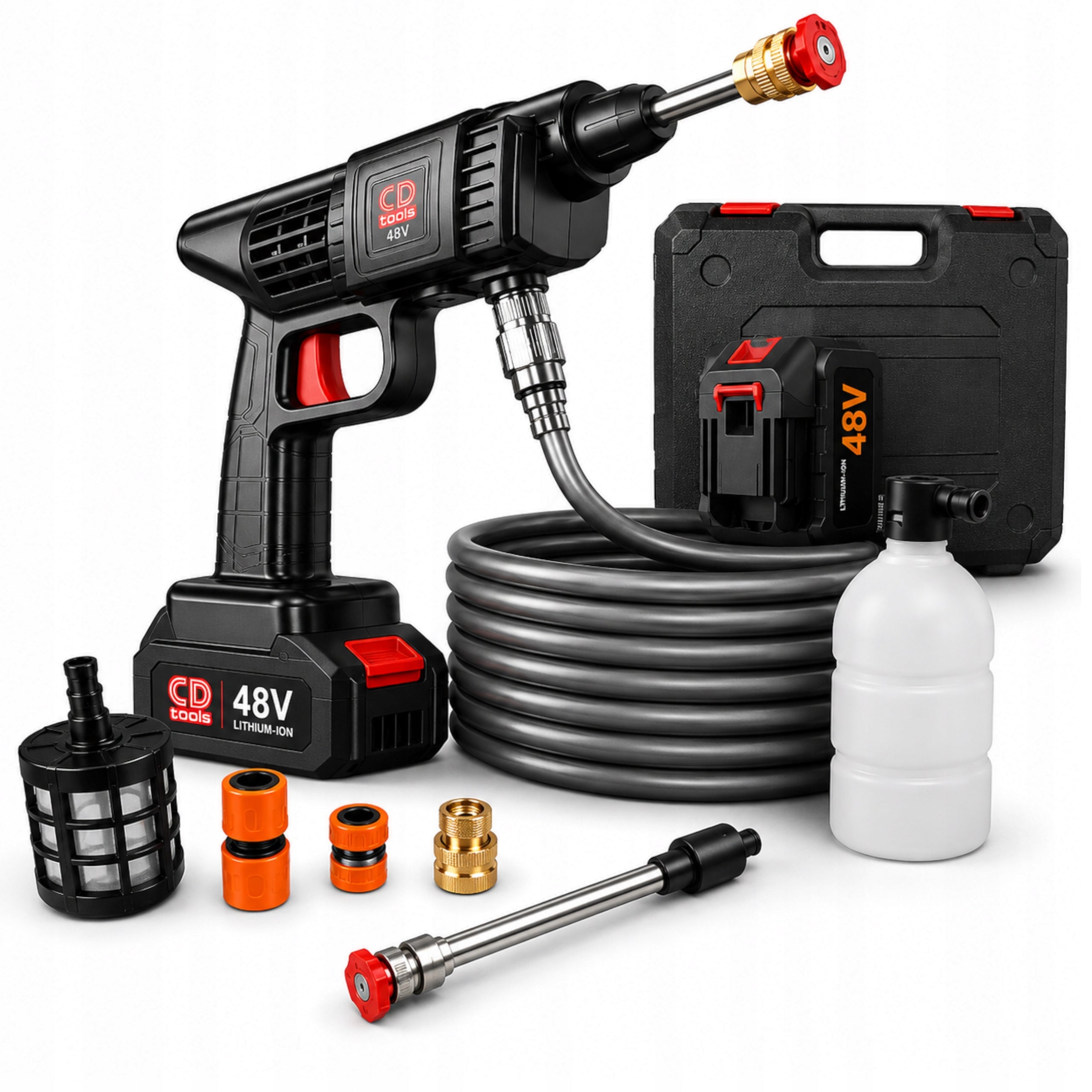CORDLESS PRESSURE WASHER FOR GARDEN WINDOW CUBES Manufacturer code myjka ciśnieniowa premium