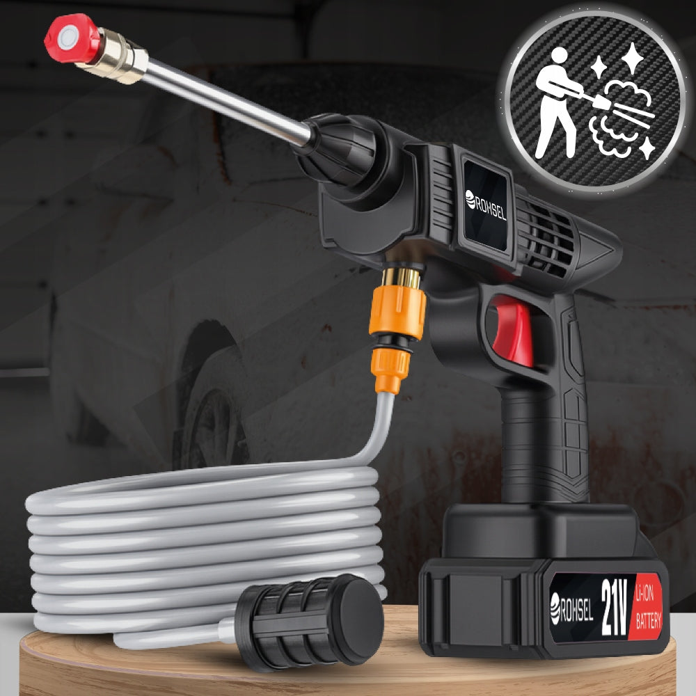 CORDLESS PRESSURE WASHER FOR GARDEN, WINDOWS AND CUBES, POWER KIT Packaging status original