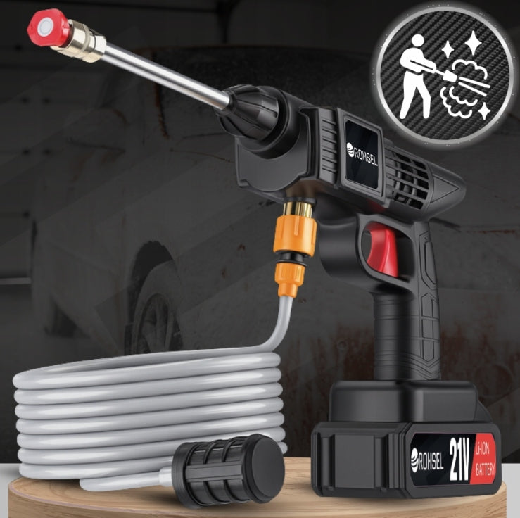 CORDLESS PRESSURE WASHER FOR GARDEN, WINDOWS AND CUBES, POWER KIT