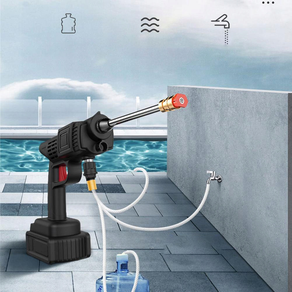 CORDLESS PRESSURE WASHER FOR GARDEN, WINDOWS AND CUBES SET STRONG+2AKU Manufacturer code 75857585