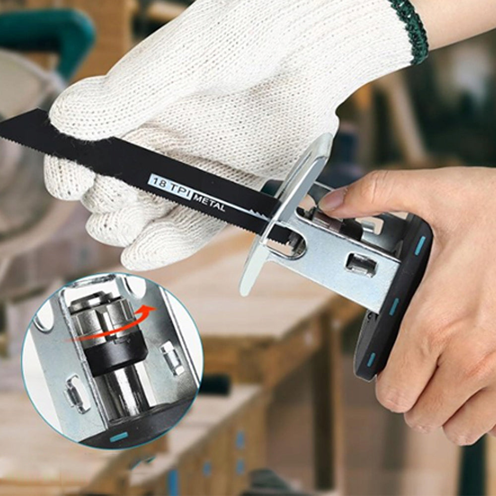 CORDLESS RECIPROCATING SAW 21V 2000MAH VARIABLE SPEED 4 BLADES Brand Dedra