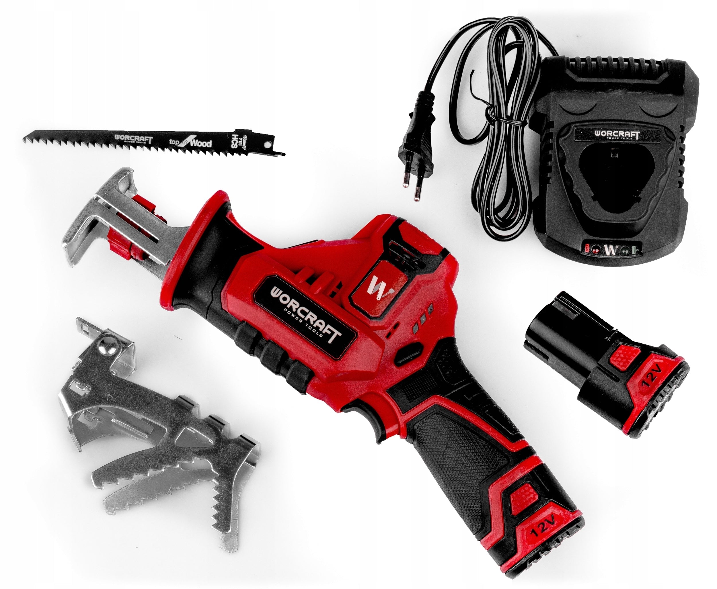 CORDLESS Reciprocating Saw in Suitcase WORCRAFT FOX TAIL BRANCH SAW Manufacturer code CSS-12Li