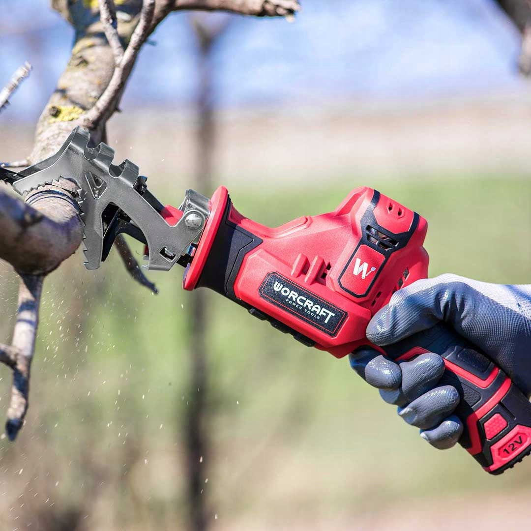 CORDLESS Reciprocating Saw in Suitcase WORCRAFT FOX TAIL BRANCH SAW Series WORCRAFT