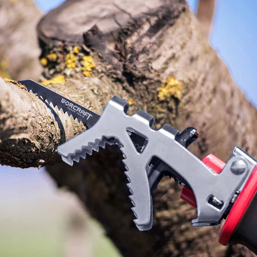 CORDLESS Reciprocating Saw in Suitcase WORCRAFT FOX TAIL BRANCH SAW Stroke speed 3000 1/min
