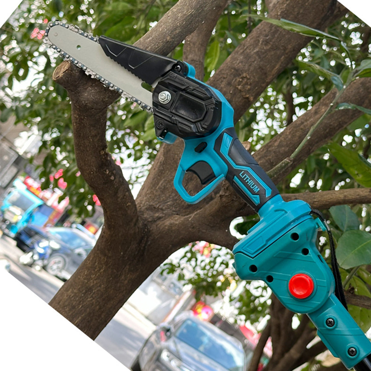 CORDLESS SAW 6" + 1,1-2M BOOM TELESCOPE 2x5500mAh TOOL SET Product weight with unit packaging 4.959 kg