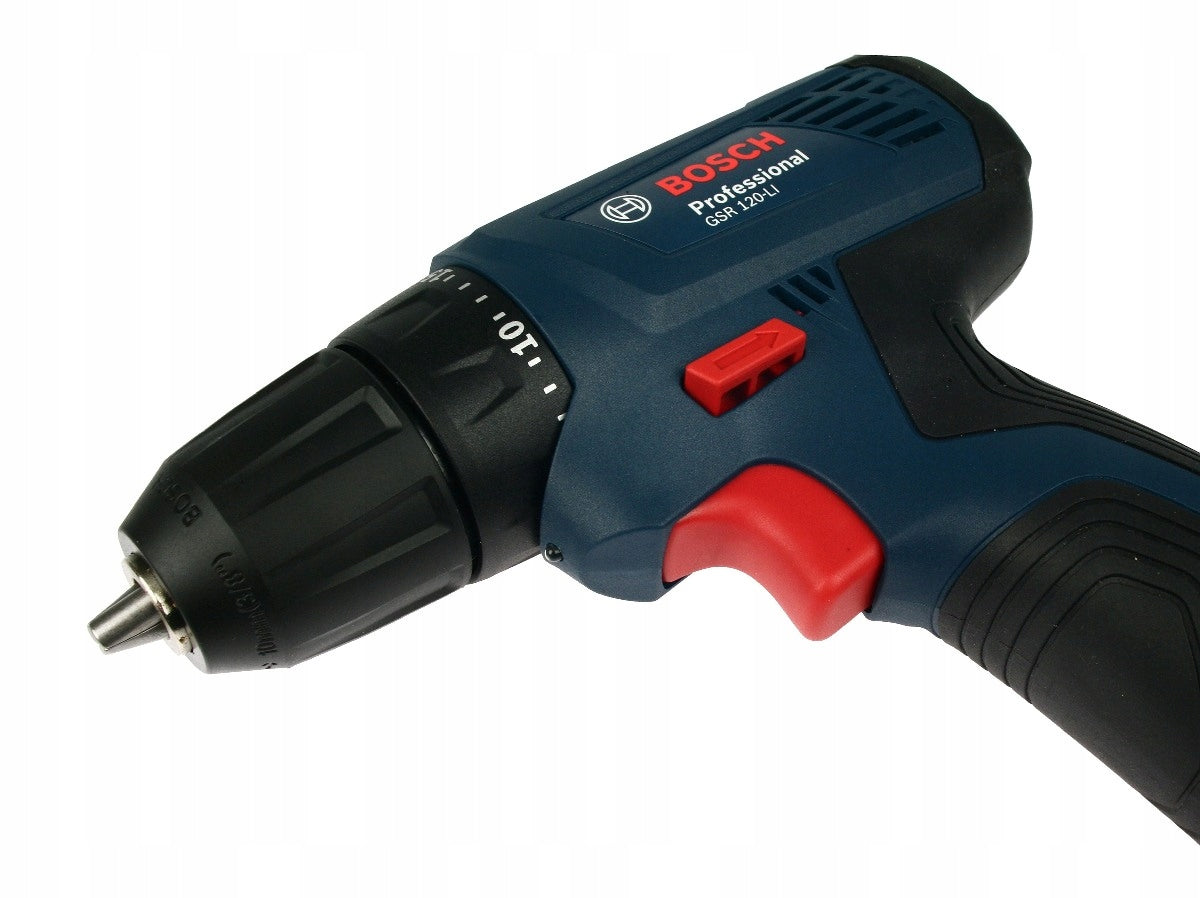 CORDLESS SCREWDRIVER 12V GSR 120-LI BOSCH 2x2,0Ah SUITCASE Power supply rechargeable battery
