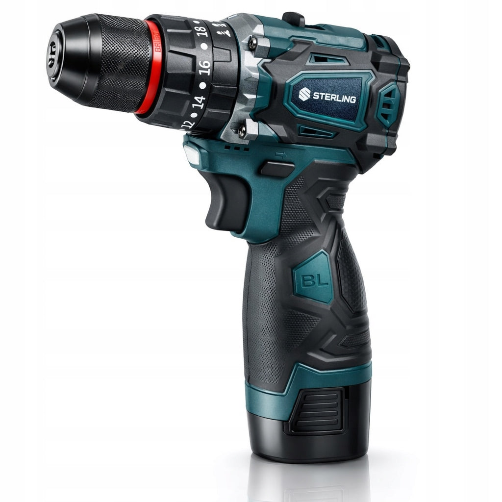 CORDLESS SCREWDRIVER WITH IMPACT BRUSHLESS x2 BATTERY CHARGER +SET Packaging status original