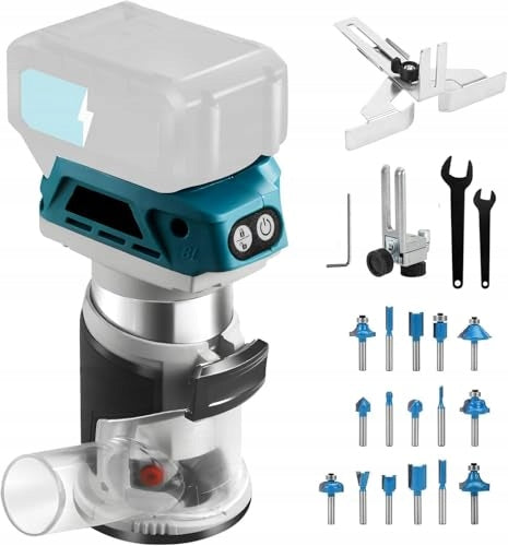 CORDLESS SPINDLE MILLING MACHINE 800W BRUSHLESS 16 CUTTERS Brand no brand