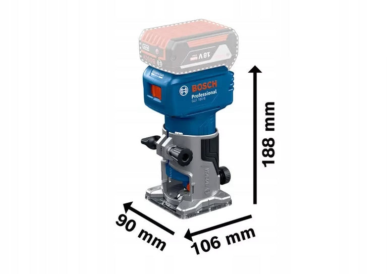CORDLESS SPINDLE MILLING MACHINE GLF 18V-8 0*AH 6016C6020 BOSCH Series GLF 18V-8