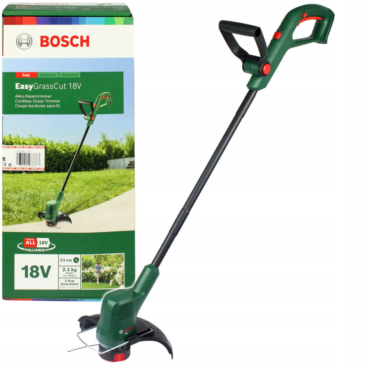 CORDLESS TRIMMER EASYGRASSCUT 18V-230 23cm 18V BOSCH BODY