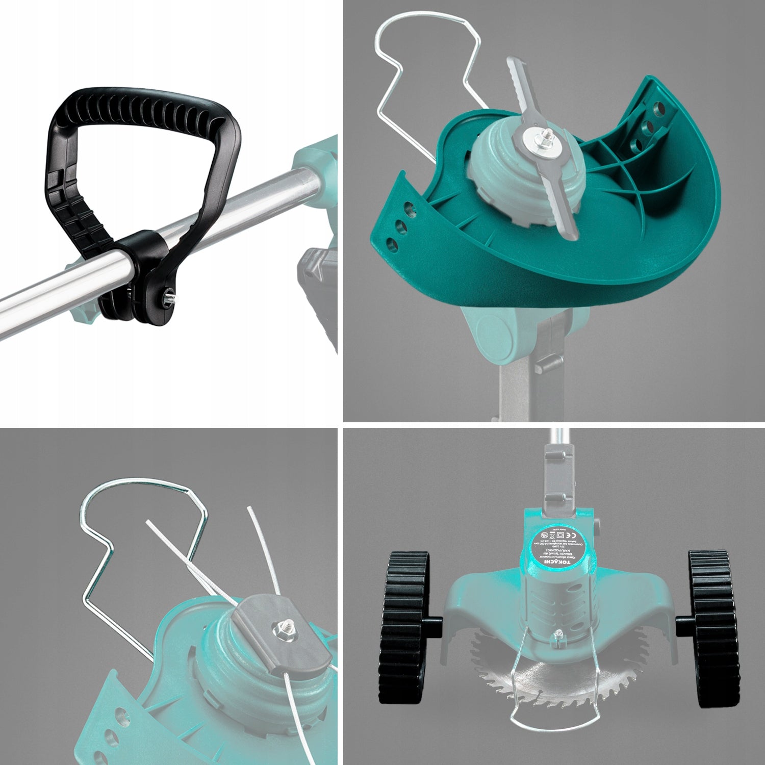 CORDLESS TRIMMER LIGHTWEIGHT GRASS SCYTHE ELECTRIC TRIMMER 2xAKU Kind edge trimmer