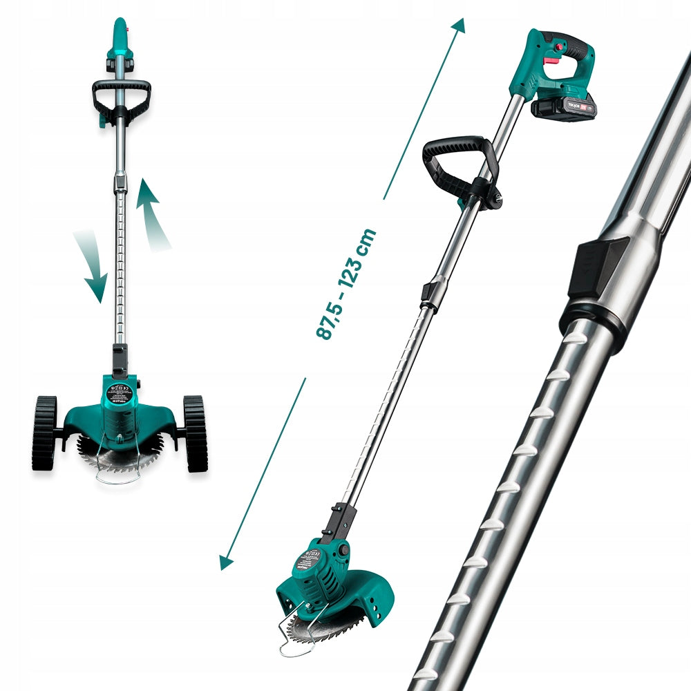 CORDLESS TRIMMER LIGHTWEIGHT GRASS SCYTHE ELECTRIC TRIMMER 2xAKU Manufacturer code NAR/POD/A01