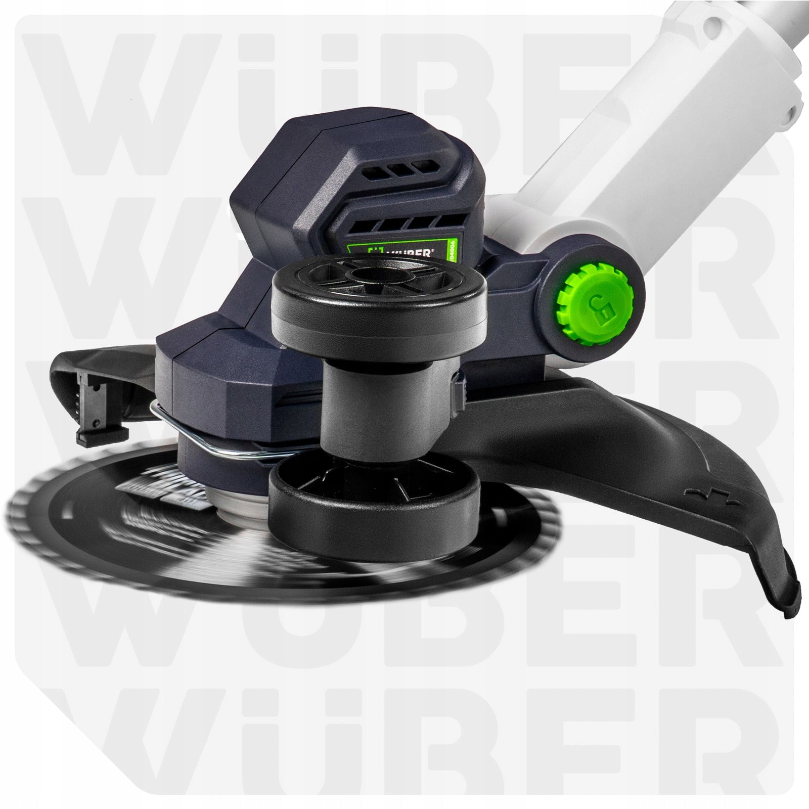 CORDLESS TRIMMER SCYTHE BRUSH CUTTER ON LINE WHEELS KNIVES 2AKU 2AH 20V Model W04006 PODKASZARKA AKUMULATOROWA KOSA 2xAKU 2.0 Ah