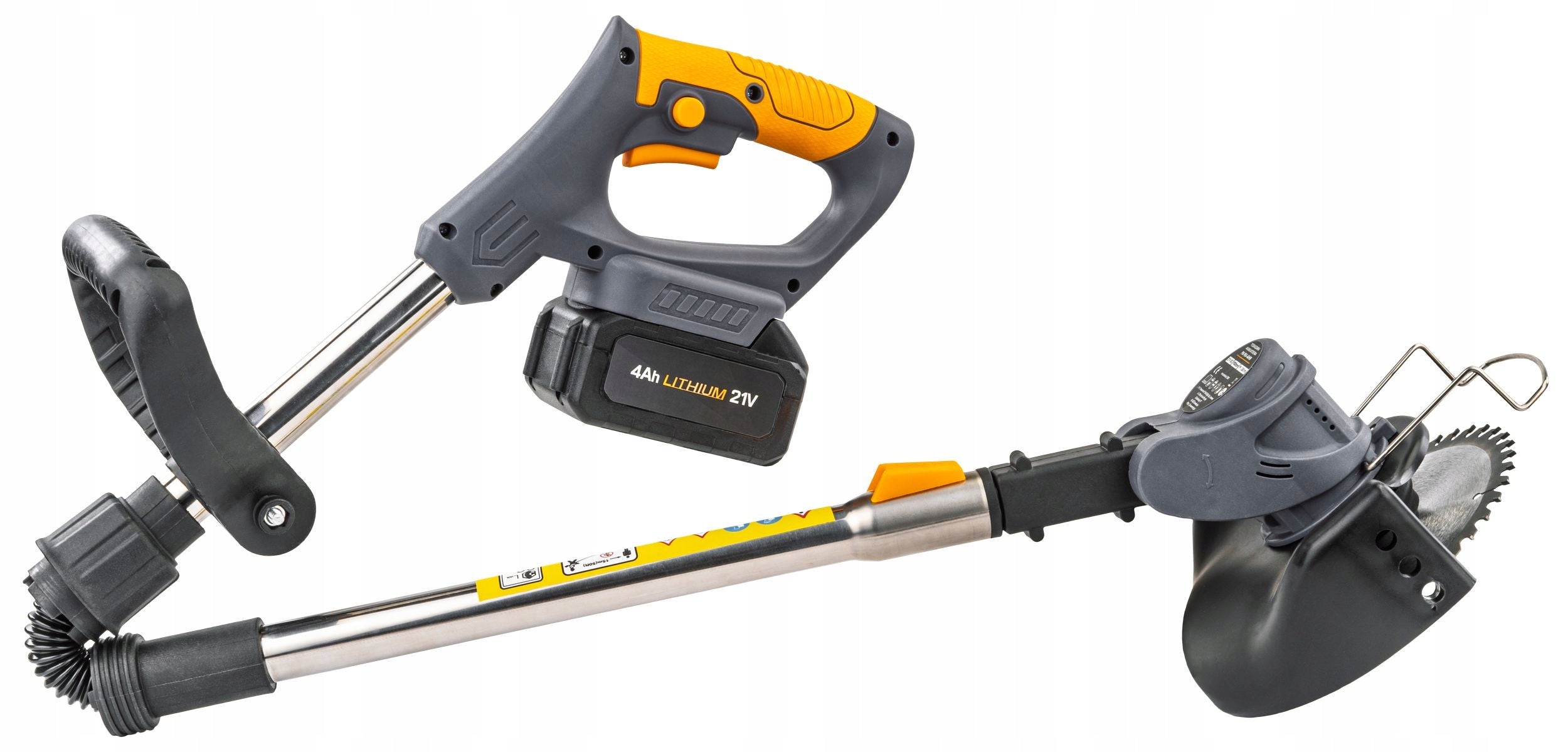CORDLESS TRIMMER SCYTHE BRUSH CUTTER ON WHEELS 2X 21V 4AH MEGA SET Certificates of conformity CE