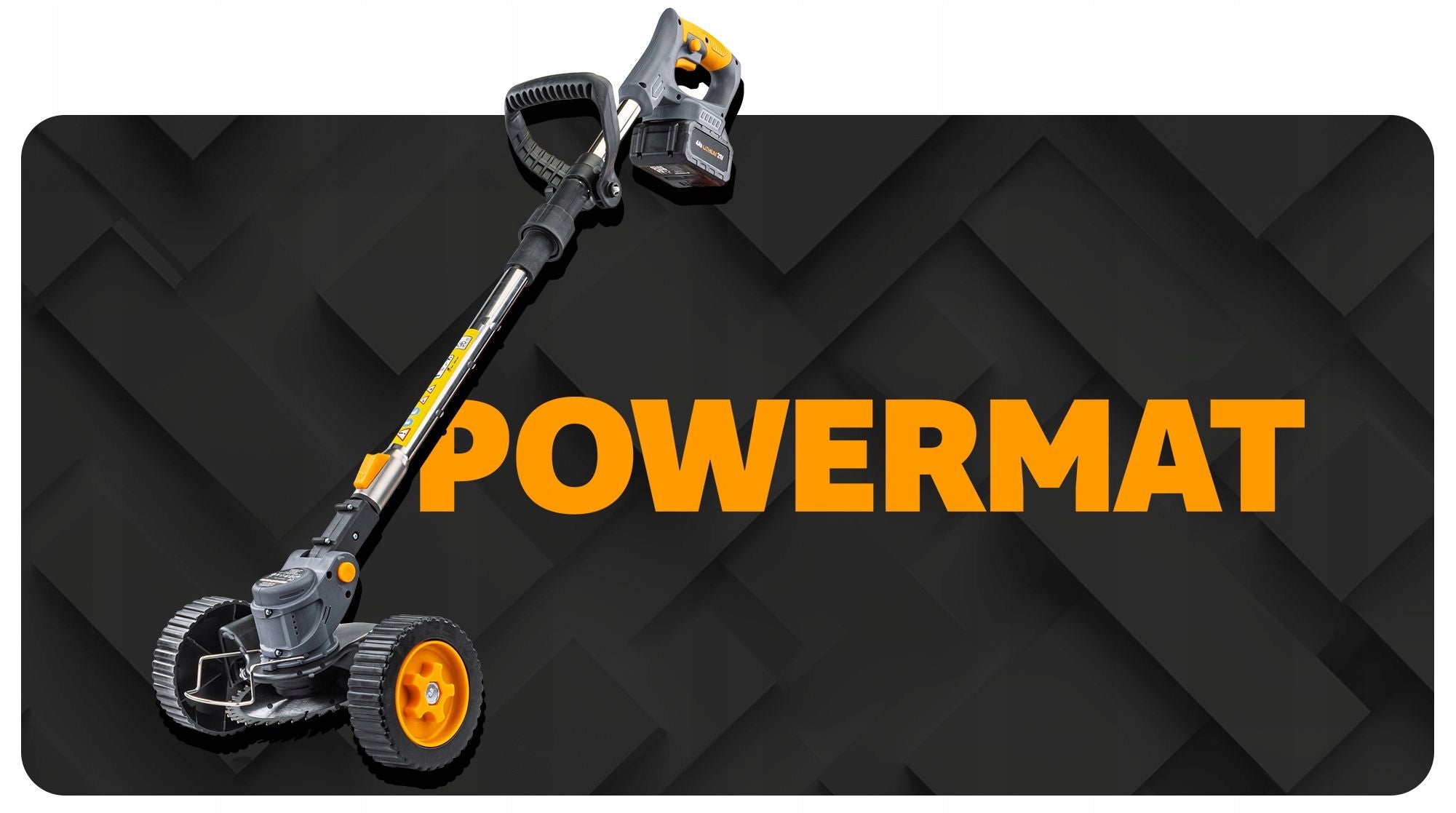 CORDLESS TRIMMER SCYTHE BRUSH CUTTER ON WHEELS 2X 21V 4AH MEGA SET Packaging status original