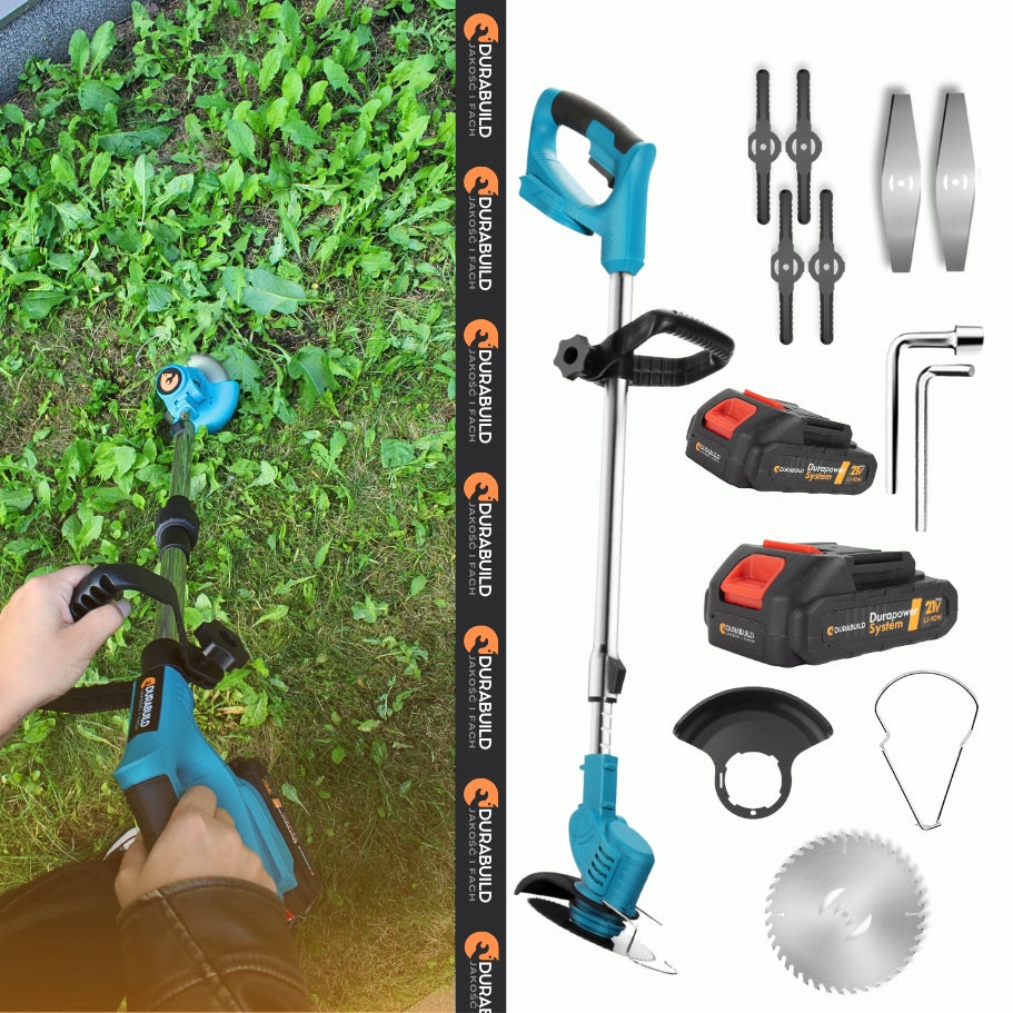 CORDLESS TRIMMER SCYTHE ELECTRIC BRUSH CUTTER 2 AKU FOR GARDEN GRASS Brand Einhell