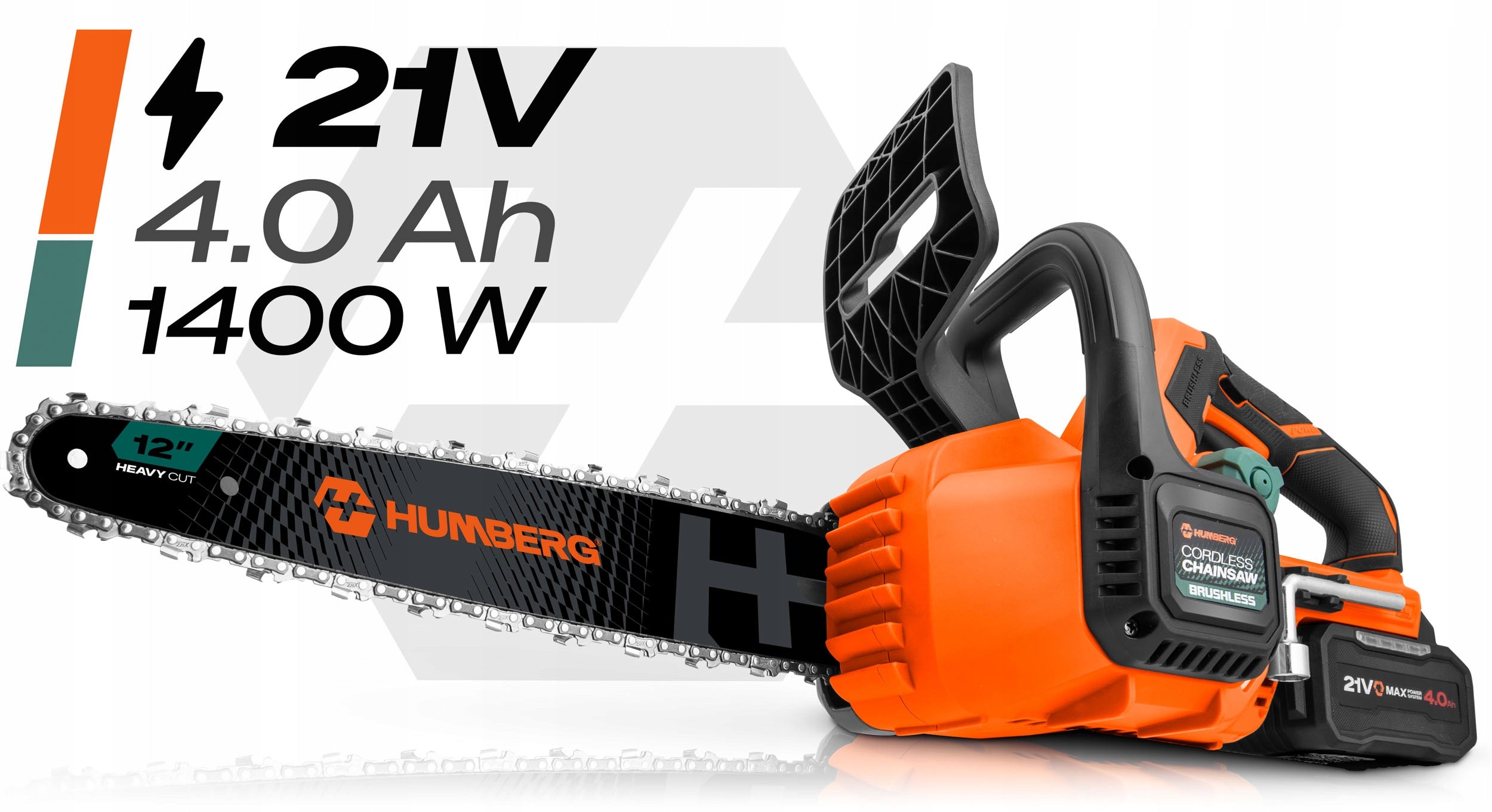 CORDLESS WOOD SAW BRUSHLESS 12" INCH 4Ah Packaging status original