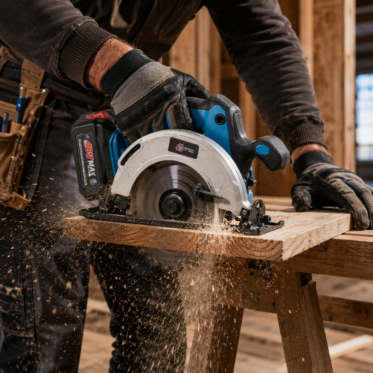 CORDLESS WOOD SAW HANDHELD CIRCULAR SAW OVERRUN CUTTER Packaging status original