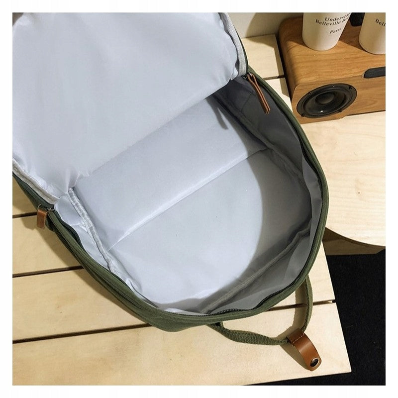 CORDUROY BACKPACK FOR BOTH HER AND HIM - BLACK Packaging status original