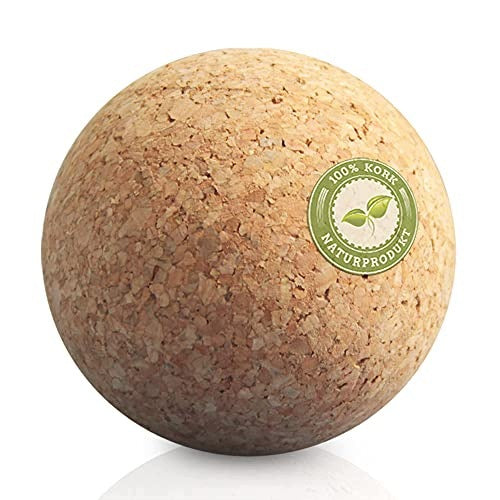 CORK MASSAGE BALL 7 CM FASCIA TRAINING RELAXATION FOR HOME Brand no brand