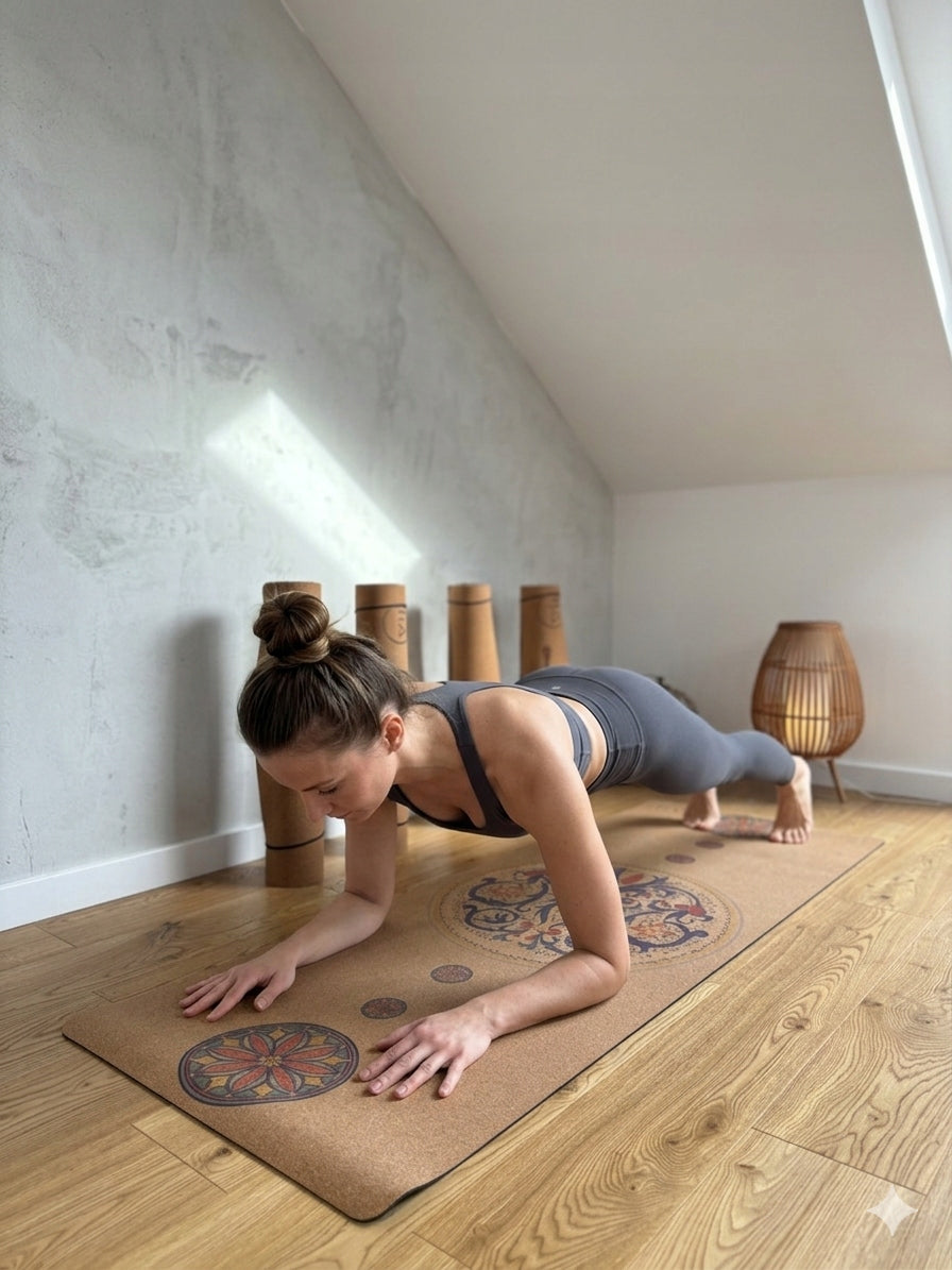 CORK MAT FOR EXERCISES NON-SLIP ECO - WILD Manufacturer code 5904423690082