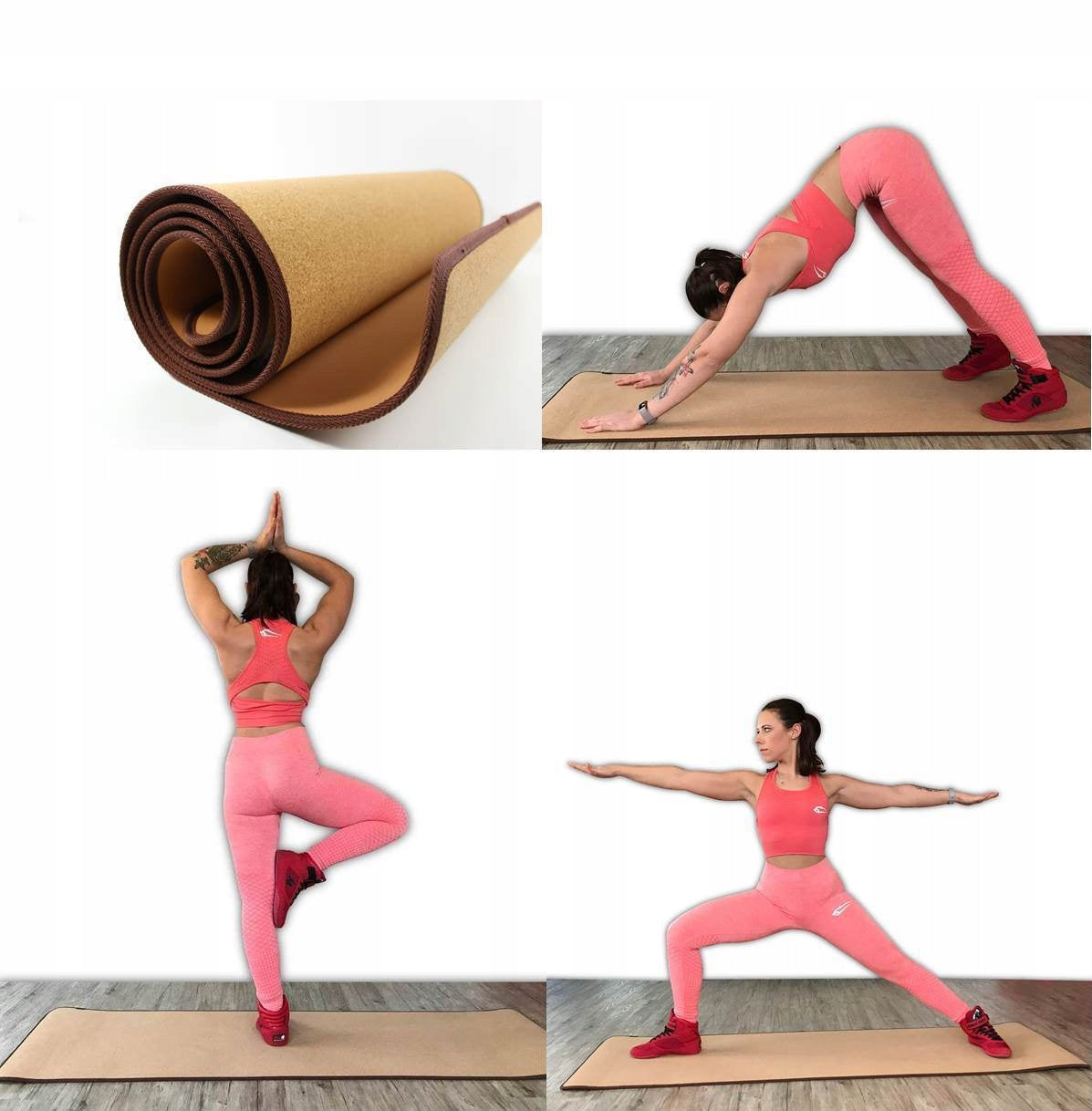 CORK exercise mat FITNES YOGA Pilates CORK