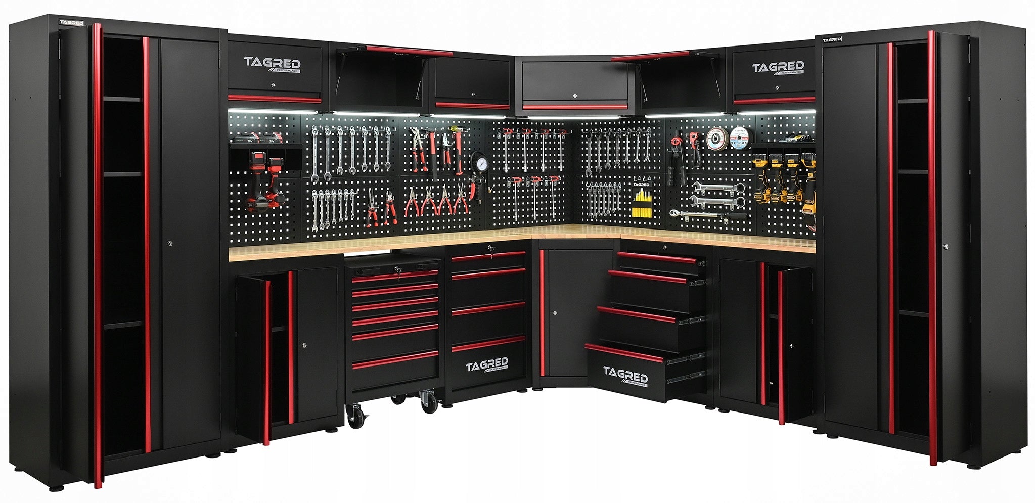 CORNER FOR GARAGE WORKSHOP GARAGE FURNITURE TOOL WORKSHOP BOOKCASE Accessories included no
