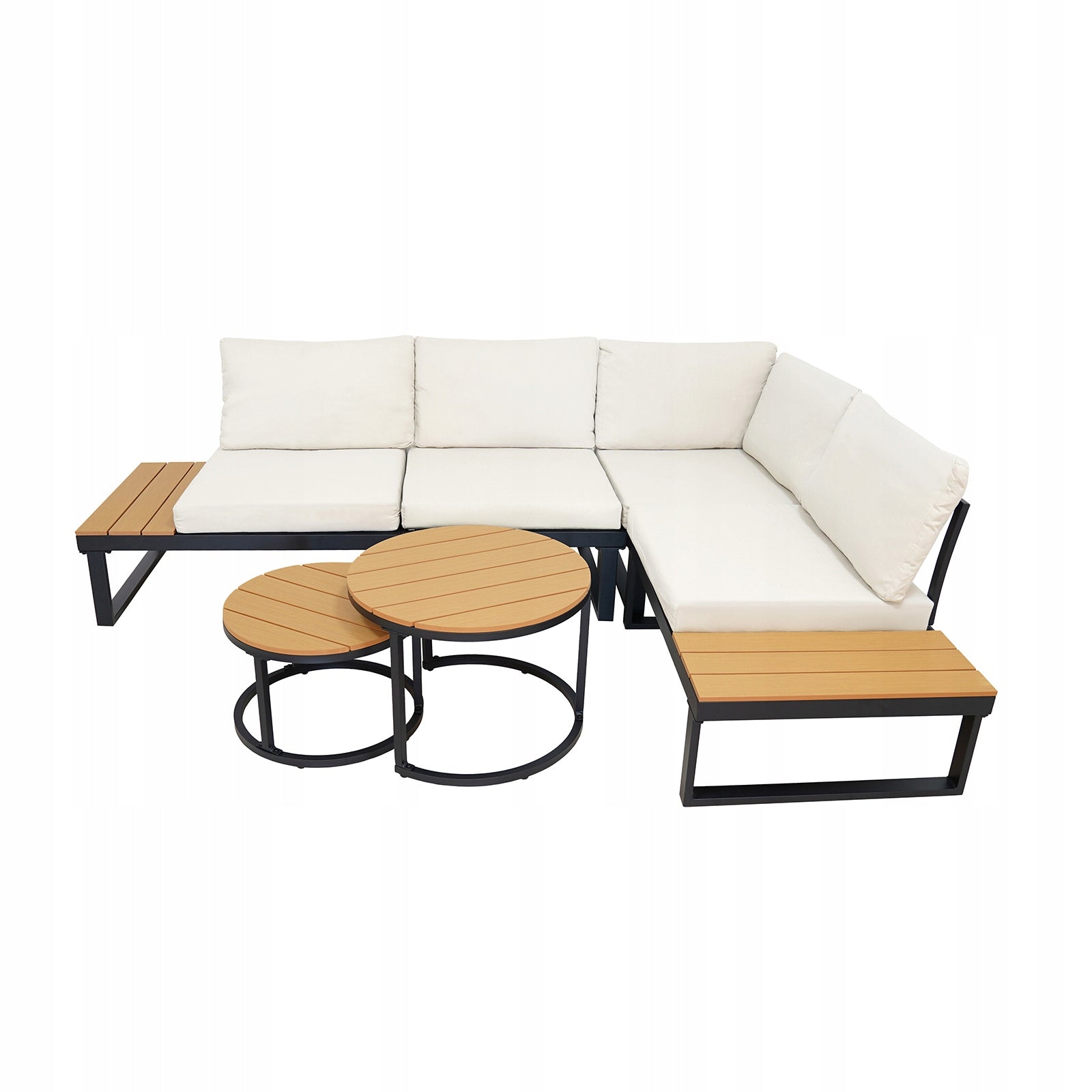 CORNER GARDEN FURNITURE SET FOR TERRACE TOLA BEIGE EAN (GTIN) 8683886578379