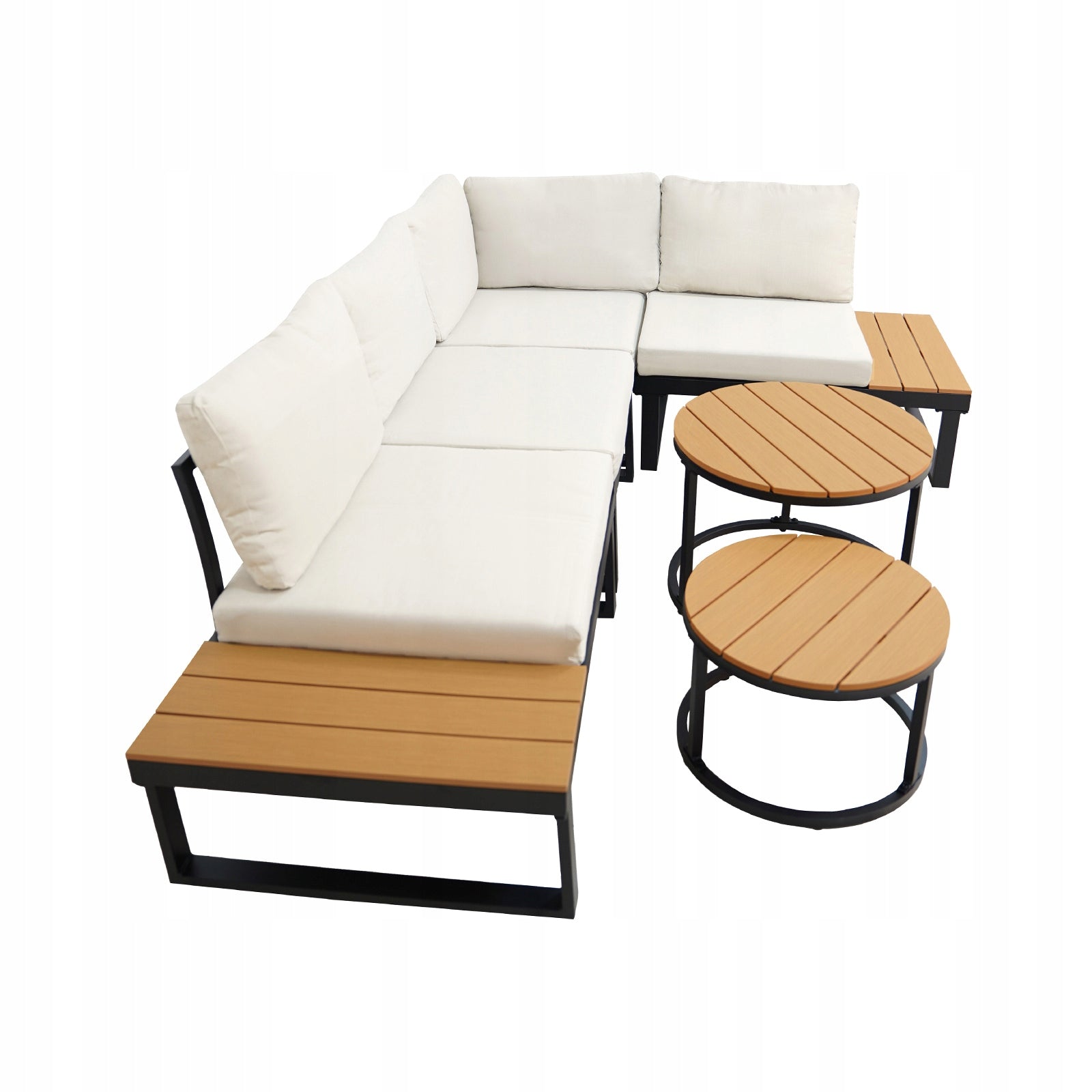 CORNER GARDEN FURNITURE SET FOR TERRACE TOLA BEIGE Manufacturer code TOLA BEŻ