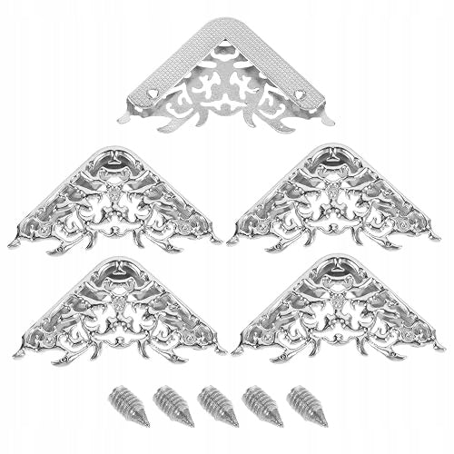 CORNER PROTECTORS DECORATIVE METAL BAGS FOR SEWING 5 PIECES metal