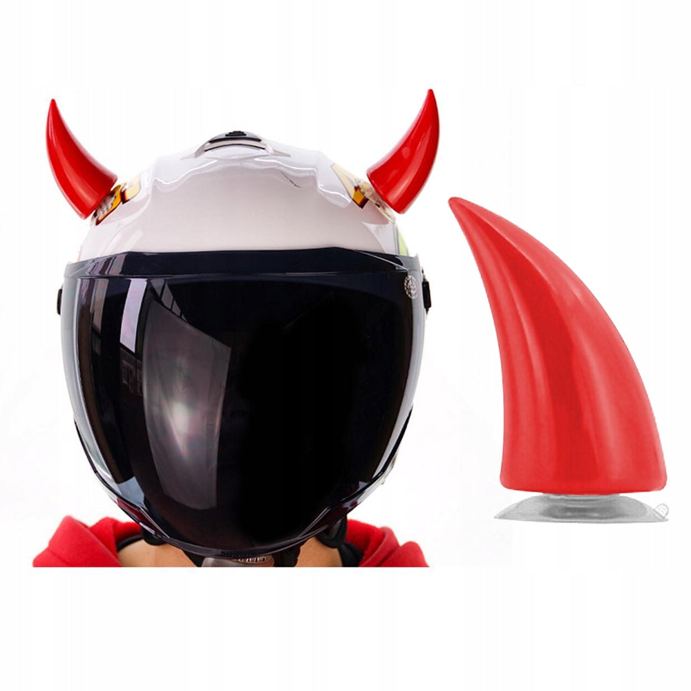 CORNERS FOR MOTORCYCLE HELMET RED | HELMET DECORATION | SET OF 2PCS EAN (GTIN) 5906076255106