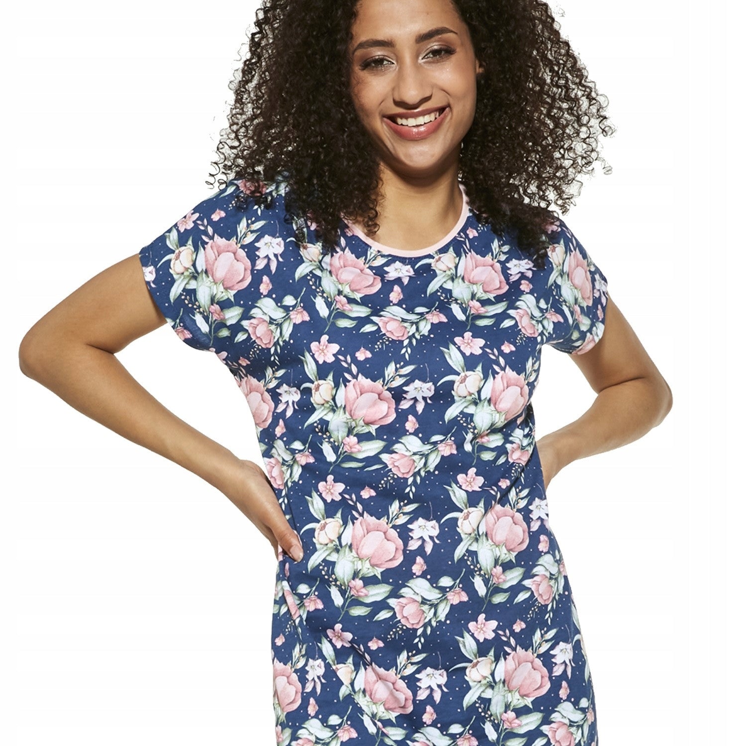 Nachthemden für Damen Cornette 167/293 5902458183111, blau 