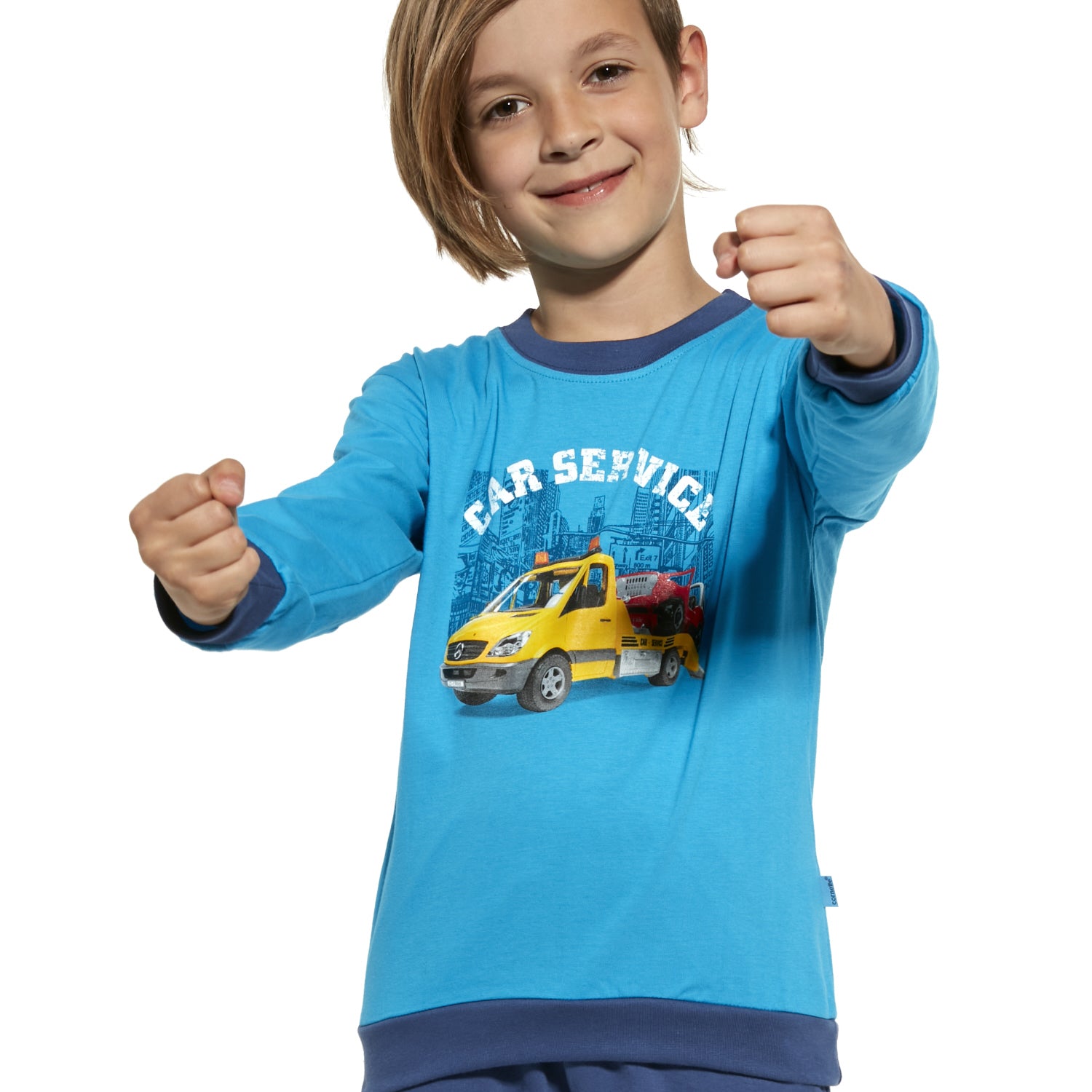 Pyjama für Jungen Chłopięce, blau 