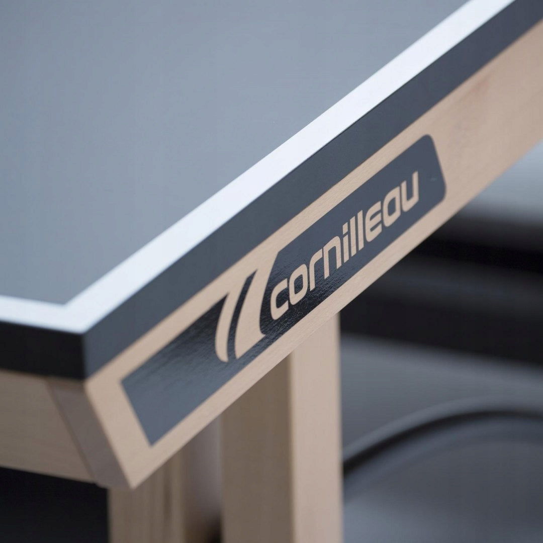 Tischtennisplatte Cornilleau 850 Wood ITTF Indoor - Blau 