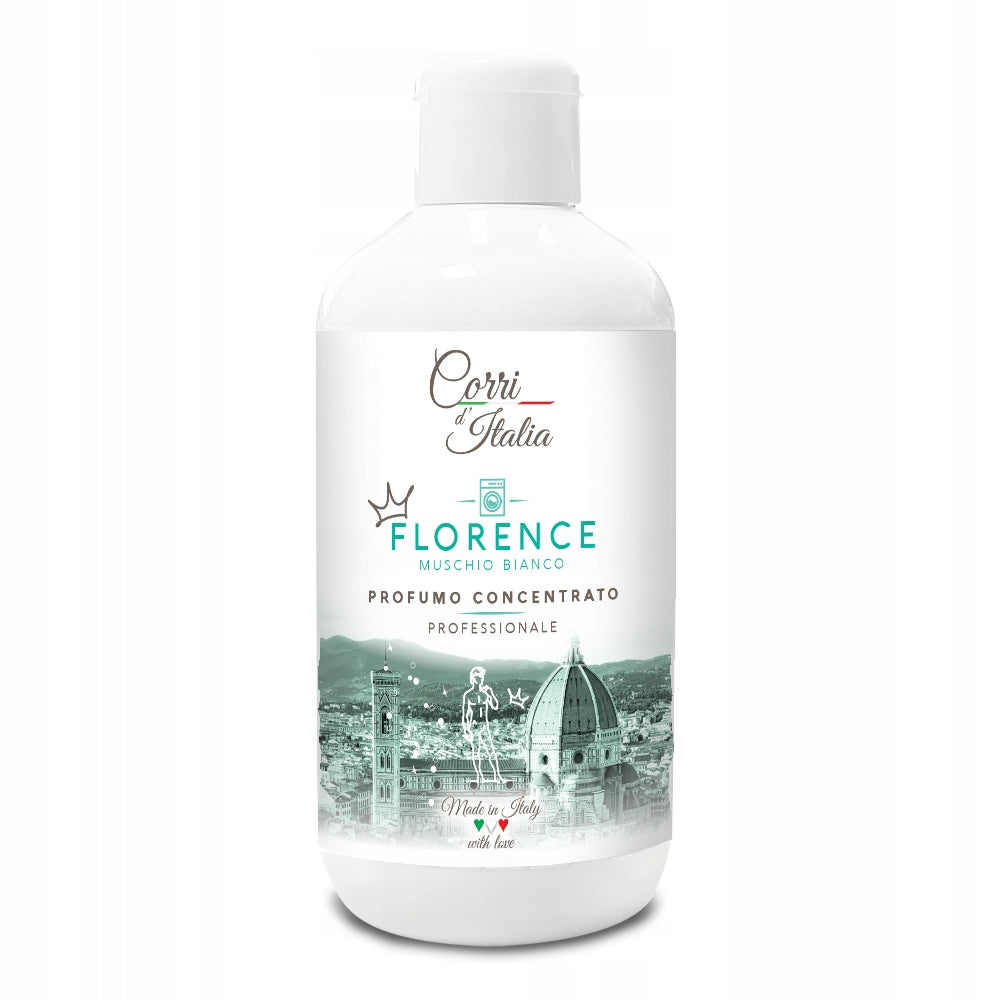 CORRI D'ITALIA Italian laundry perfume 250 ml FLORENCE Muschio Bianco