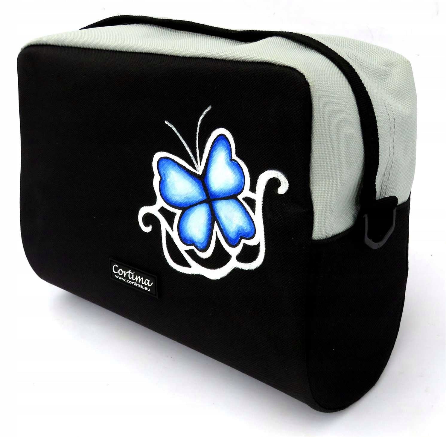 CORTIMA BICYCLE BAG BICYCLE POUCH FOR HANDLEBAR 'CLICK' hand painted Brand Cortima