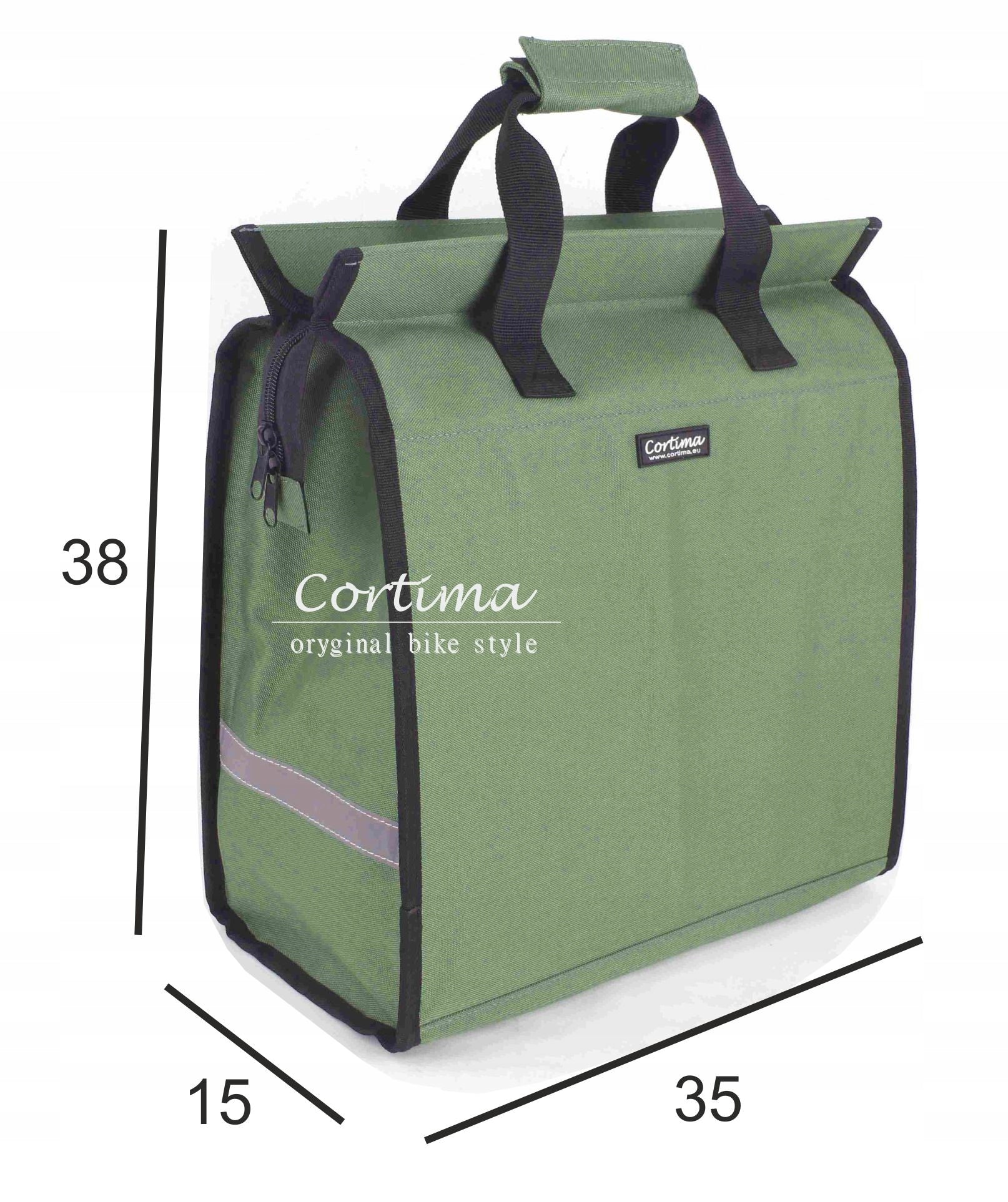 CORTIMA BICYCLE BAG BICYCLE POUCH FOR TRUNK Manufacturer code CA/ZIELONA