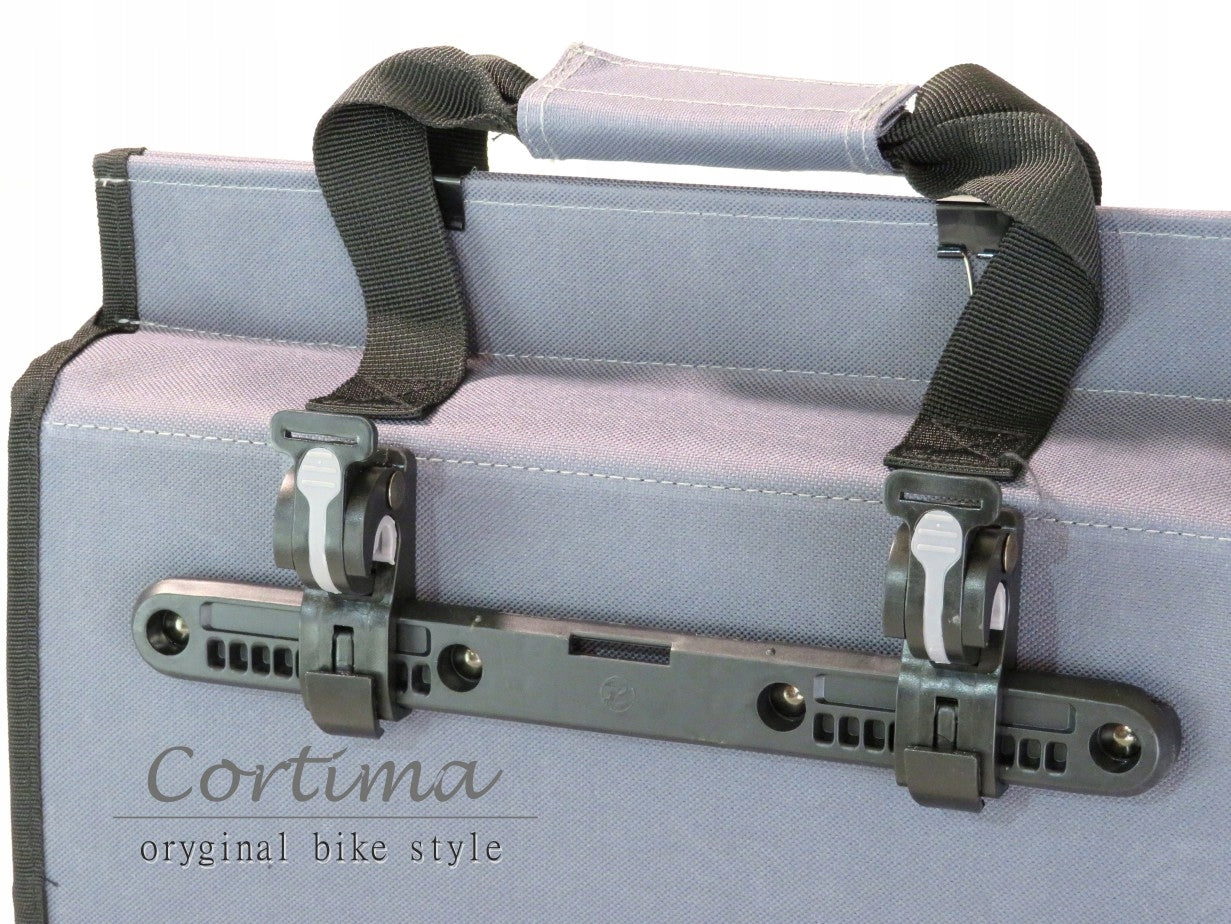 CORTIMA BICYCLE BAG BICYCLE POUCH FOR WOMEN'S LUGGAGE COMPARTMENT Color gray